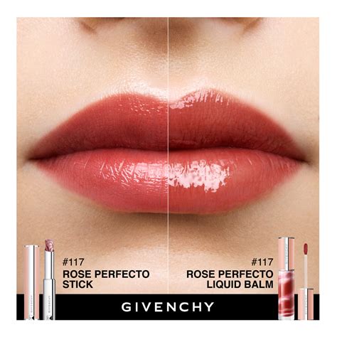 givenchy rose dressing lipstick|givenchy rose perfecto liquid balm.